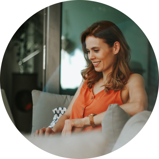 Remote working woman